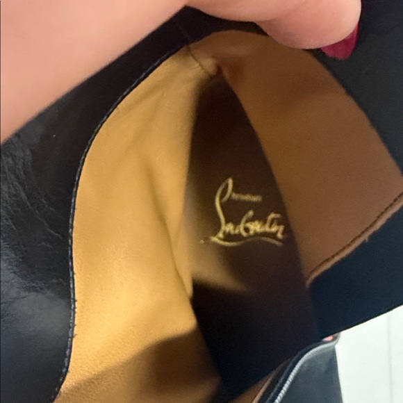 Christian Louboutin Angels Heeled Ankle Boots Crystal Embellished Suede NEW PR13 - Picture 9 of 9